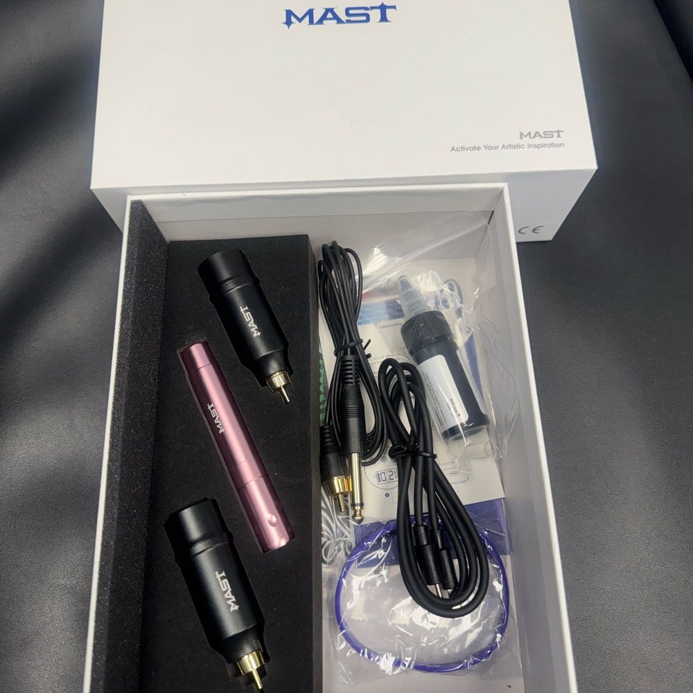 Professional Tattoo Kit - Black and Pink